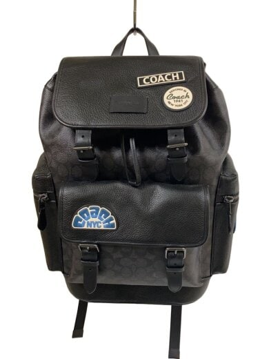商品画像：リュック/レザー/総柄/CY818/スプリントバックパック・シグネチャーキャンバス・パッチ 1