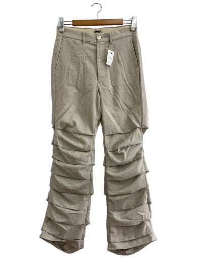 商品画像：SHOPPING CART ACCORDION PANTS/ボトム/1/ウール/GRY/無地/SS23-RPT03// 1