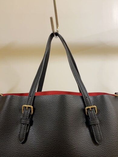 商品画像：トートバッグ/レザー/BLK/無地/C4084 3