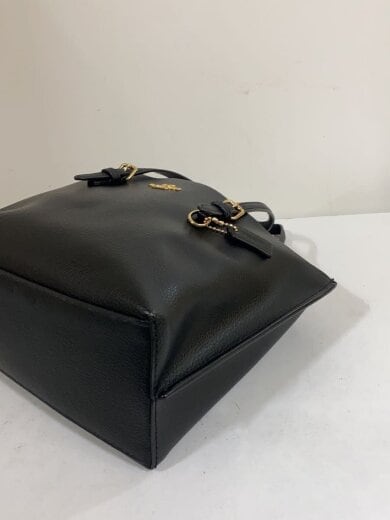 商品画像：トートバッグ/レザー/BLK/無地/C4084 6