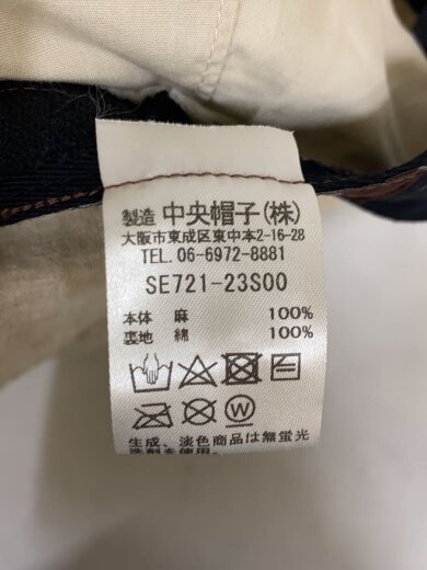 商品画像：キャスケット/--/リネン/BEG/メンズ/se721-23s00 7