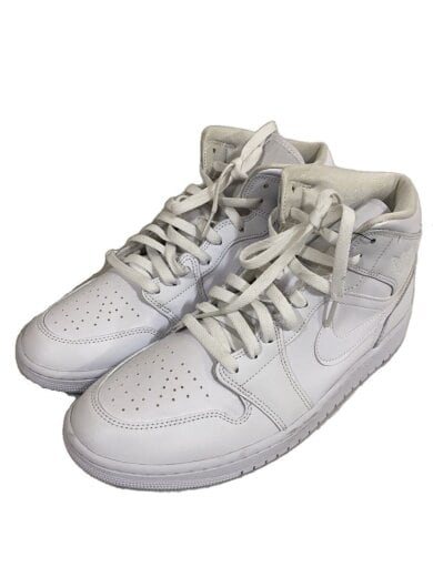 商品画像：AIR JORDAN 1 MID_エア ジョーダン 1 ミッド/28.5cm/WHT 1