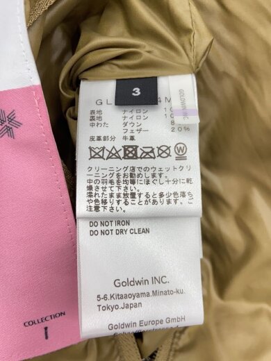 商品画像：タグ付/×GOLDWIN/Down Jacket/ダウンジャケット/3/ナイロン/KHK/GL2470// 8