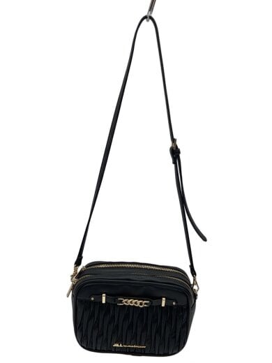 商品画像：パフィーポシェット/ショルダーバッグ/フェイクレザー/BLK/無地/125-2281227 1