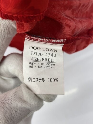 商品画像：チカーノシャツ/龍/虎/和柄/開襟/オープンカラー/半袖シャツ/FREE/ポリエステル/RED 4