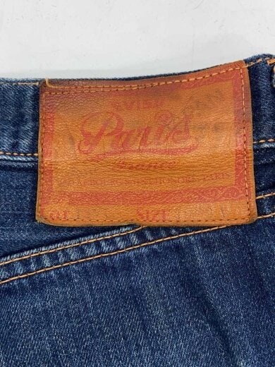 商品画像：EVISU PARIS/家紋刺繍/デニムハーフパンツ/ショートパンツ/32/コットン 4