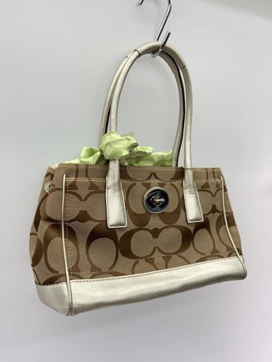 商品画像：ハンドバッグ_シグネーチャー/キャンバス/BRW/総柄 2