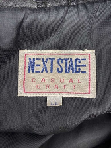 商品画像：NEXT STAGE/レザージャケット・ブルゾン/LL/牛革/BLK 3