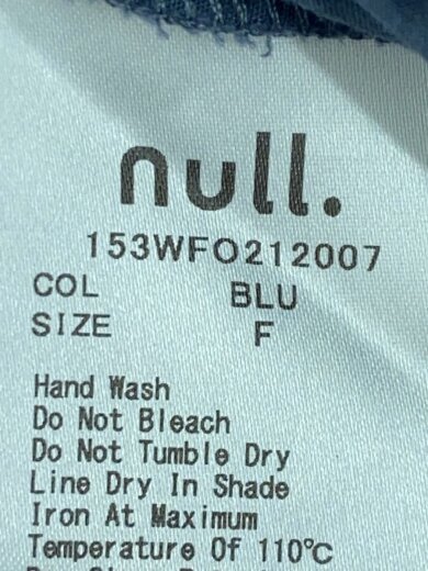 商品画像：セットアップ/FREE/コットン/BLU/無地/153WFO212007 4