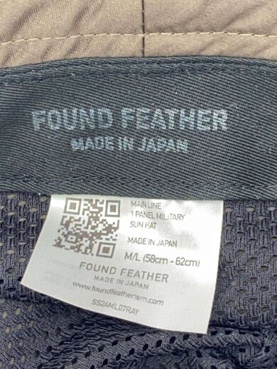 商品画像：FOUND FEATHER/MAIN LINE 1 PANEL MILITARY SUN HAT/ハット/M 5