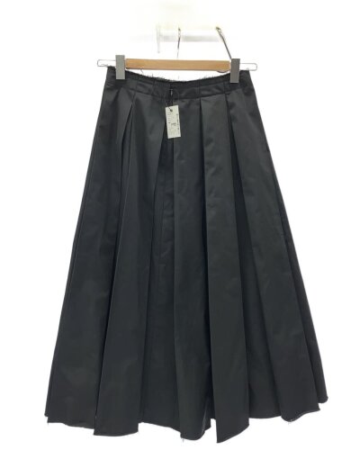 商品画像：メモリーツイルプリーツスカート/ロングスカート/38/ポリエステル/BLK/300EA231-1170 1