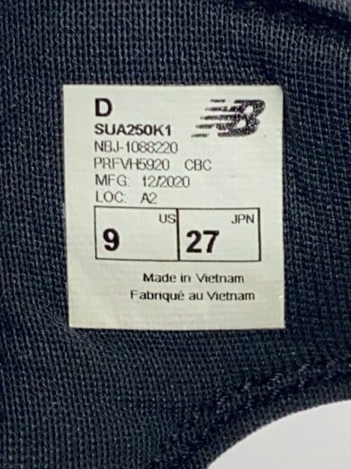 商品画像：SUA250/ブラック/27cm/BLK 5