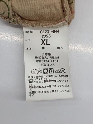 商品画像：BANDANA S/S OPEN SHIRT/半袖シャツ/XL/コットン/BEG/CL231-044 5