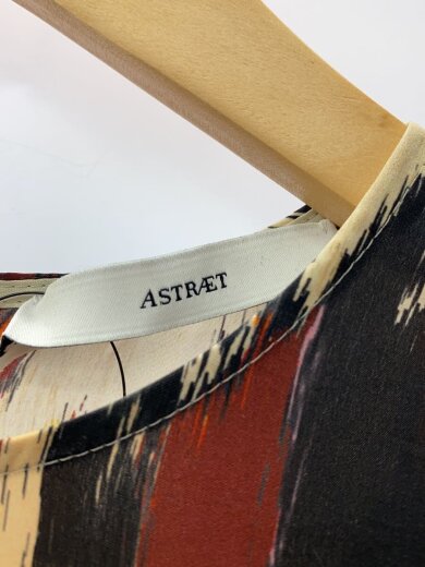 商品画像：アフリカンプリント/ピンタック/パフスリーブ/7分袖ワンピース/0/ポリエステル/BRW/総柄 3