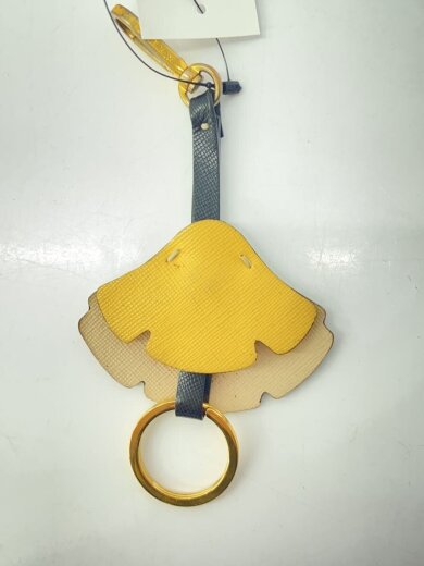 商品画像：イチョウ/キーチャーム/キーホルダー/レザー/YLW/レディース 4