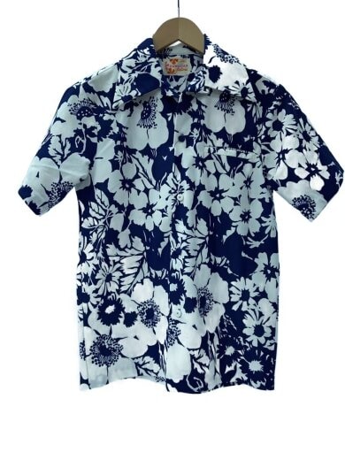 商品画像：70s/アロハシャツ/--/--/NVY/花柄// 1