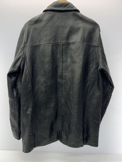 商品画像：LEATHER CAR COAT/レザーカーコート/S/牛革/BLK/ジッパープル破損// 2
