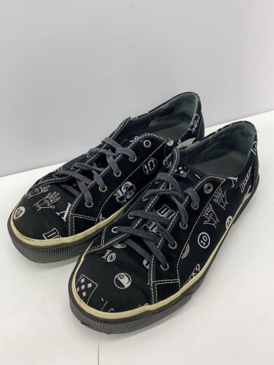 商品画像：ローカットスニーカー/UK9/BLK/キャンバス/ソールダメージ有 2