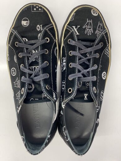 商品画像：ローカットスニーカー/UK9/BLK/キャンバス/ソールダメージ有 3
