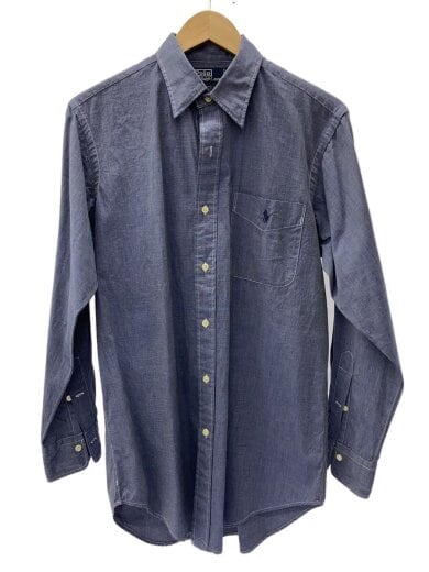 商品画像：90s/LOWELL//長袖シャツ/15.5/コットン/NVY// 1