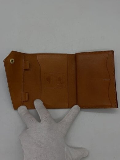 商品画像：3つ折り財布/レザー/BRW/無地/メンズ 4