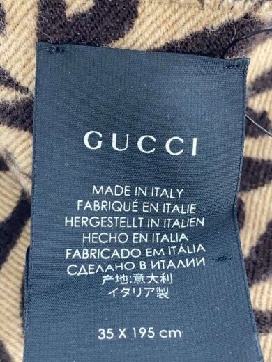 商品画像：GGダイヤモンドウールマフラー/マフラー/ウール/BRW/総柄/レディース 2