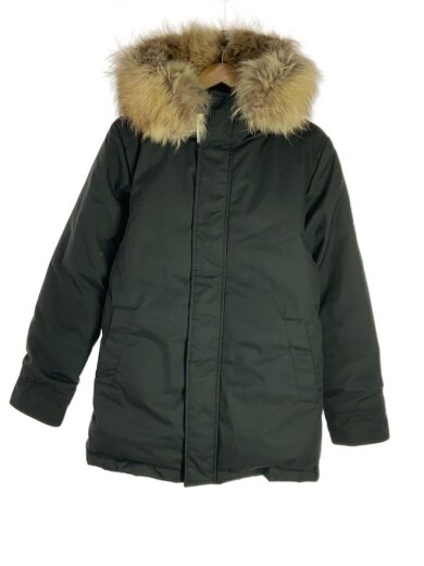 商品画像：ダウンジャケット/M/ポリエステル/BLK/無地/HMM-037// 1