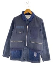 3WAY VEST COVERALL/カバーオール/2/コットン/NVY/無地//