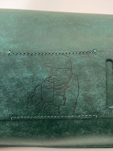 商品画像：ショルダーバッグ/レザー/GRN/無地 5