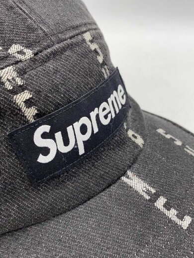 商品画像：Logo Stripe Jacquard Denim Camp Cap/20aw/--/コットン/BLK/メンズ 8