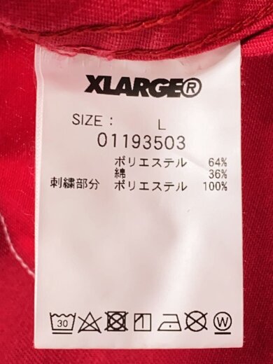 商品画像：ジャケット/L/コットン/RED/無地/01193503// 4