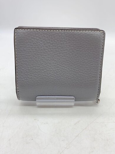 商品画像：2つ折り財布/レザー/GRY/レディース 2