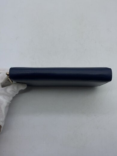 商品画像：長財布/レザー/NVY/無地/レディース 4