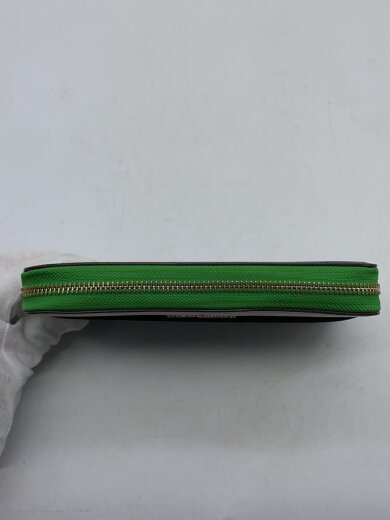 商品画像：長財布/レザー/NVY/無地/レディース 6
