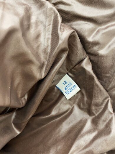 画像：MONCLERMOKA GIUBBOTTO/ダウンコート/150cm/ナイロン/ブラウン/無地//4