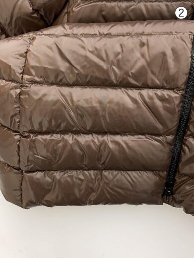 画像：MONCLERMOKA GIUBBOTTO/ダウンコート/150cm/ナイロン/ブラウン/無地//7