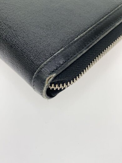 商品画像：ラウンドファスナー/トラベル/オーガナイザー/長財布/レザー/ブラック/黒/メンズ// 8