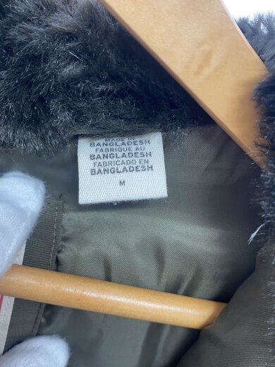 商品画像：コート/ロングダウンジャケット/M/ポリエステル/カーキ/無地/28338-0000 4