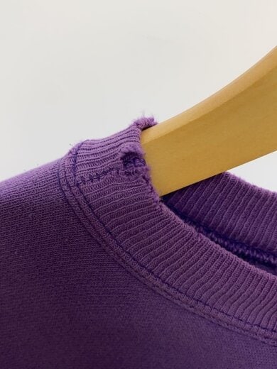 商品画像：スウェット/M/コットン/パープル/無地 4