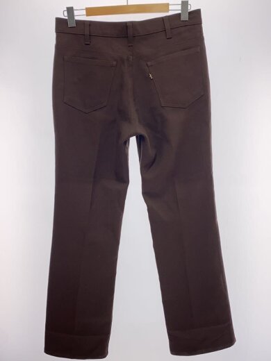 商品画像：70s/スタプレ/TALONジップ/ブーツカットパンツ/34/ポリエステル/ブラウン/10517 6128 2