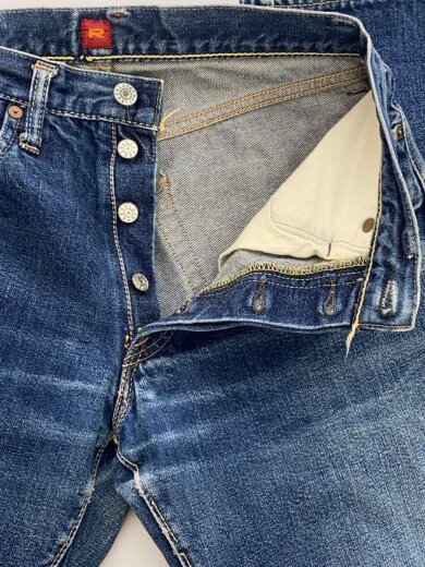 商品画像：ボトム/ボタンフライ/29/コットン/インディゴ/ブルー/青/無地/711 3