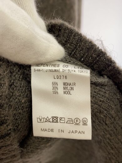 商品画像：22AW/Mohair Cardigan Solid/カーディガン(厚手)/M/モヘア/BRW/無地 4