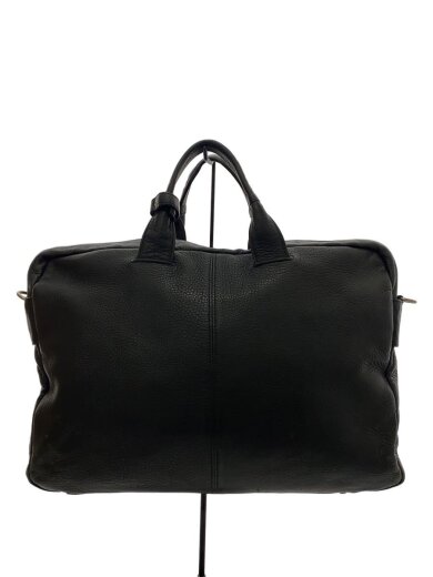 商品画像：ブリーフケース/2WAY/レザー/シボ革/BLK 1