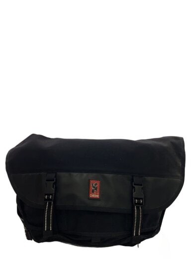 商品画像：メッセンジャーバッグ/ショルダー/ポリエステル/ブラック/黒/無地 1