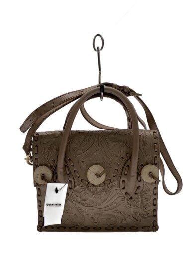 商品画像：ショルダーバッグ/レザー/BEG 1