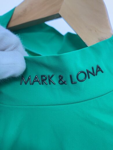 商品画像：モックネックTシャツ/46/ナイロン/グリーン 3