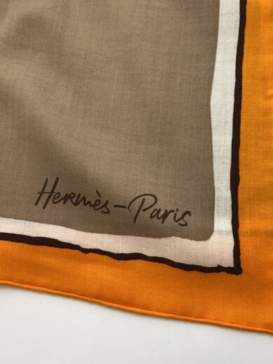 商品画像：ペガサスのように自由に/2022AW/カレジェアン 140/スカーフ/カシミア/オレン/レディース 5