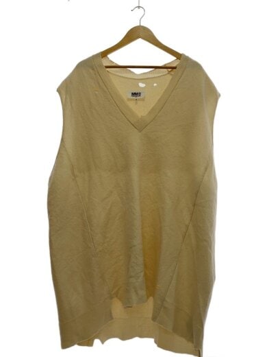 商品画像：23AW/V Neck Mini Dress1/ニットベスト(厚手)/S/ウール/アイボリー/S52DD0014 1