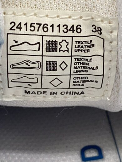 商品画像：デニムブロック柄/ローカットスニーカー/38/BLU/デニム/24157611346 5