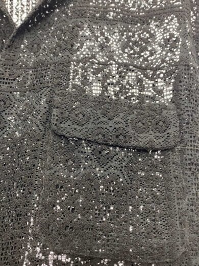 商品画像：PATCHWORK LACE SHIRT/1/ポリエステル/ブラック/23KO-AW01// 5